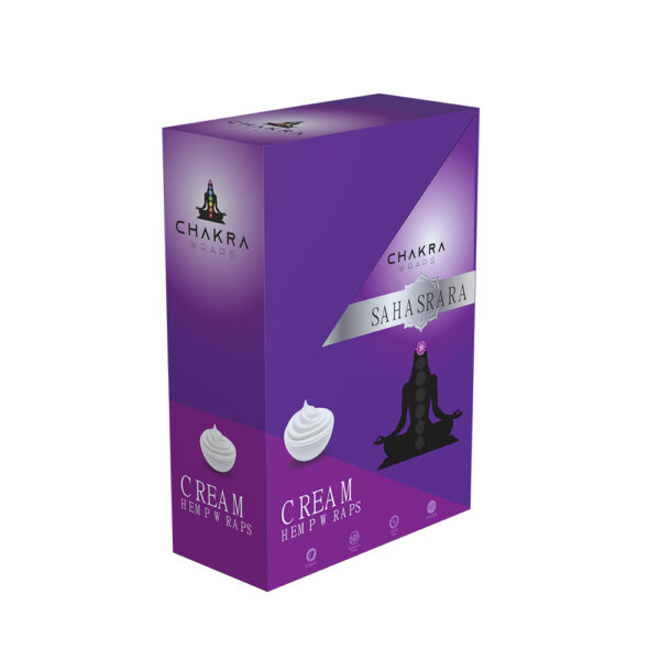 Buy Sahasrara Cream Organic Hemp Wraps CBD Box | Chakra Wraps